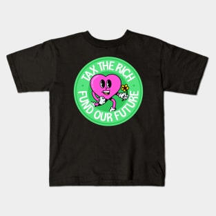 Tax The Rich / Fund Our Future - Eat The Rich - Anti Billionaire Kids T-Shirt